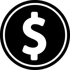 dollar vector icon on white background vector illustration..eps