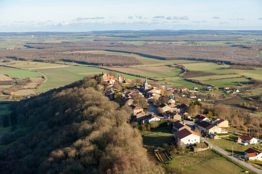 Aerial Vigneulles les Huttonchâtel Lorraine France