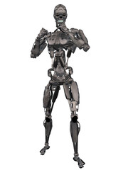 3d illustration of an robot