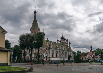 Obraz premium Holy Protection Cathedral in Grodno. Belarus.