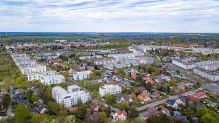 Berlin Französich Buchholz von der Luft aus fotograiert  © Patrick