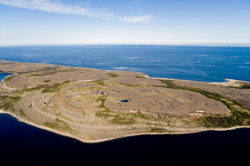 Fototapeta na wymiar Merry Island Nunavik Quebec Canada