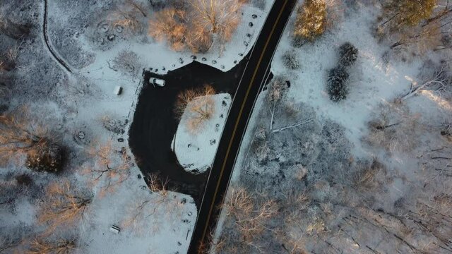 Little bennet regional park in winter - Maryland