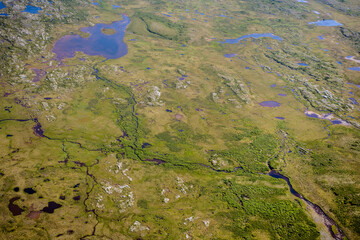 Abstract Landscape Nunavik Quebec Canada
