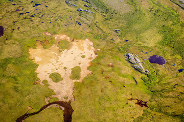 Abstract Landscape Nunavik Quebec Canada
