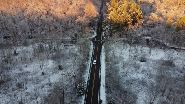 Little bennet regional park in winter - Maryland