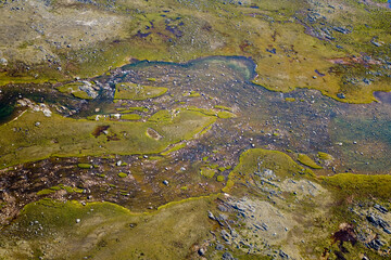 Abstract Landscape Nunavik Quebec Canada