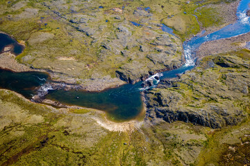 Abstract Landscape Nunavik Quebec Canada