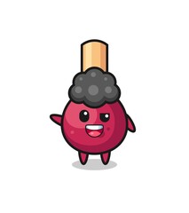 Naklejka premium matches character as the afro boy
