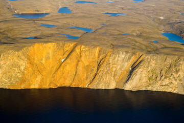 Barren Landscape Near Ivujivik Nunavik Quebec Canada