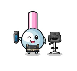 cotton bud barbershop is holding a trimer