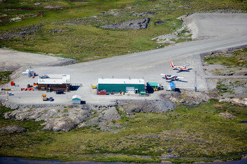 Inuit Village of Povungnituk Nunavik Quebec Canada © Overflightstock