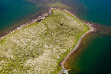 Obraz premium Abstract Landscape Nunavik Quebec Canada