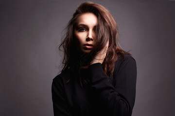 Fototapeta premium portrait of Beautiful young woman
