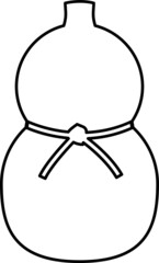 線画のひょうたん