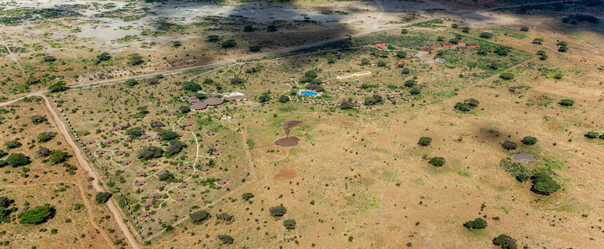 Safari Camp Maasai Amboseli Park Game Reserve Kenya