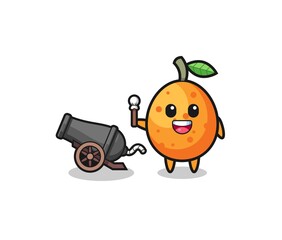 cute kumquat shoot using cannon
