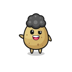 potato character as the afro boy