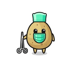 surgeon potato mascot character