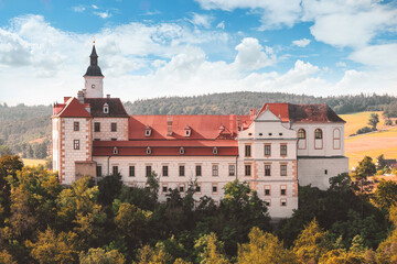 Fototapeta na wymiar Old Castle Jevišovice, South Moravia