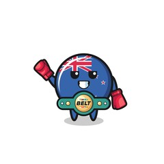 new zealand boxer mascot character