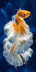 3d illustration of fish image