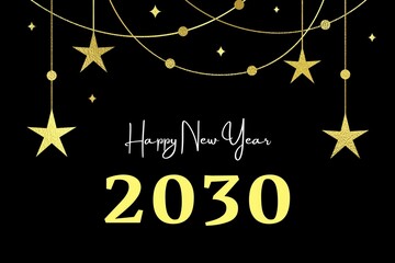 Happy New Year 2030 Image - 2030 New Year Image, 3D 2030 New year Image - Wish You Happy New Year 2030