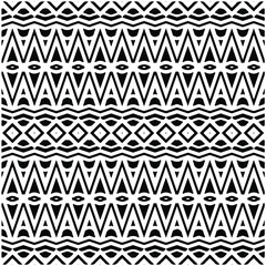 Seamless ethnic pattern color black and white.Can be used in fabric design for clothes, accessories; decorative paper, wrapping, background, wallpaper, Vector illustration.