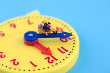 Miniature creative courier delivered on time