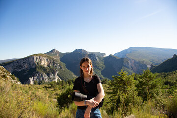 Naklejka premium Young Photographer in the Field