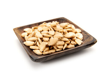 乾燥させたカボチャの種