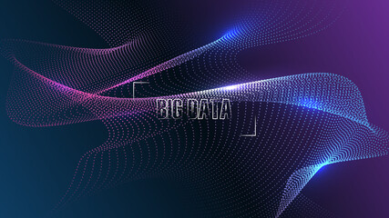 Artificial intelligence, AI Technology background.Big data concept. Hi-tech communication concept innovation abstract background vector illustration