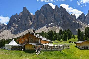 Fototapeta na wymiar Italy Dolomites mountains South Tyrol