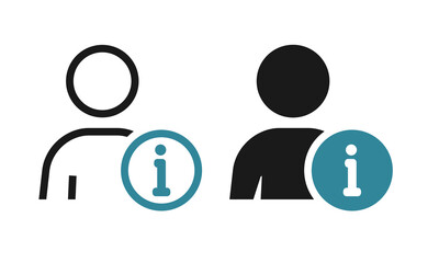 User information sign. Personal info icon. Illustration vector