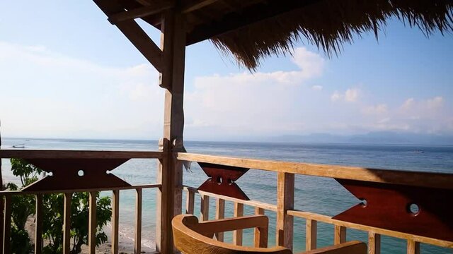 Tropical hotel near the beach in Nusa Penida Bali Indonesia