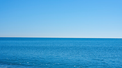 beautiful sky and magnificent sea view