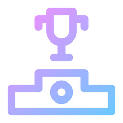 competition gradient icon
