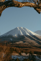 御嶽山を眺める