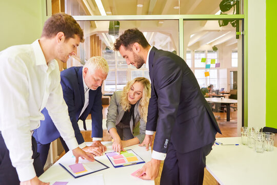 Business start-up team planning a strategy