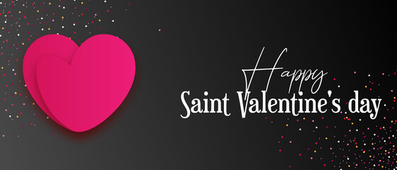 Happy Saint Valentine's day concept