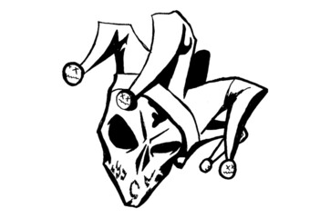 clown mask Grafity
