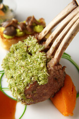 chef's fine dining presentation