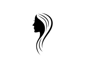 beauty women face icon vector illustration