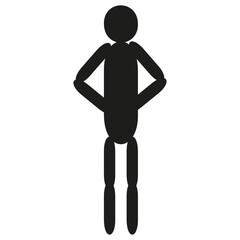 A jpeg illustration of a figure isolated on transparent background. Designed for web concepts, templates, prints