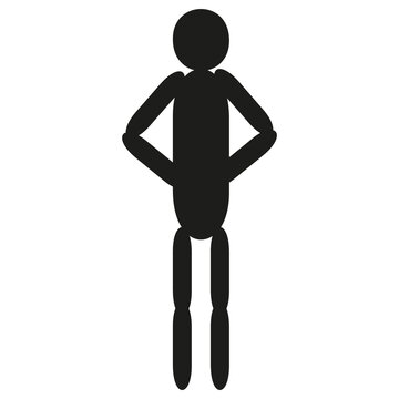 A jpeg illustration of a figure isolated on transparent background. Designed for web concepts, templates, prints