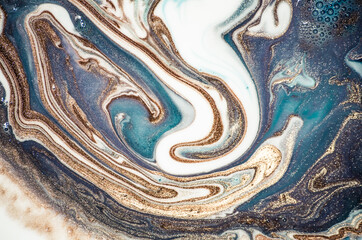 Traditional Ottoman Turkish marbling art. Natural Luxury. EBRU- Ancient oriental drawing technique. Extra special and luxurious- ORIENTAL ART. Ripples of agate.