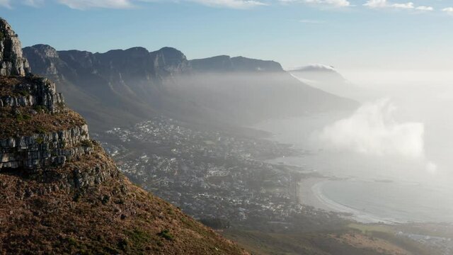 Lions Head in Cape Town, South Africa during summer