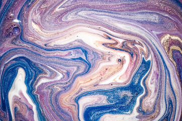 Traditional Ottoman Turkish marbling art. Natural Luxury. EBRU- Ancient oriental drawing technique. Extra special and luxurious- ORIENTAL ART. Ripples of agate.