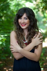 Naklejka premium beautiful girl