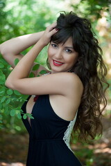 Naklejka premium beautiful girl